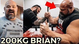 BRIAN SHAW WILL BE 200KG FOR EDDIE HALL [upl. by Rainah782]