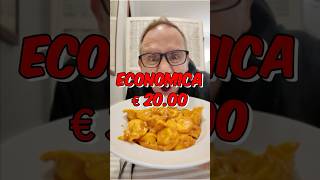 OSTERIA TROPPO ECONOMICA cibo food foodblogger pasta viralvideo shorts romagna instagram [upl. by At]