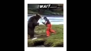 BEAR 🐻 FIGHT VS MAN 😱 [upl. by Noach922]