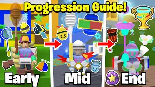 The UPDATED Progression Guide in Bee Swarm Simulator Early to End Game [upl. by Reinaldo]