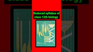 Reduced syllabus of class 12 biology  syllabus for neet 2025  Deleted syllabus of class 12 2025 [upl. by Bates]