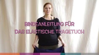 Elastisches Tragetuch fest binden  Cybex UGo [upl. by Aitsirk]