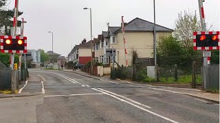 Class 442 at Totton Level Crossing Hampshire [upl. by Suiratnod]