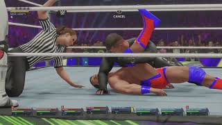 WWE 2K24  Referee slaps John Cena [upl. by Shwalb561]