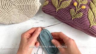 Back Post double crochet round beginning [upl. by Vinn]