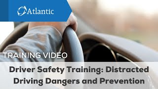 Driver Safety Training Distracted Driving Dangers and Prevention oshaguidelines [upl. by Sklar130]