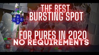 The Best Bursting Spot For 1 Def Pures  NO REQUIREMENTS  OSRS Bursting Guide [upl. by Malina96]