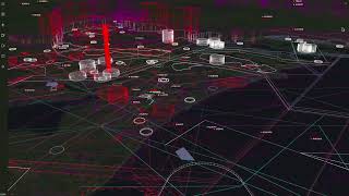 EHAM 3D Digital Twin of Airspace and Airport AIXM and ADSB [upl. by Aidekal]