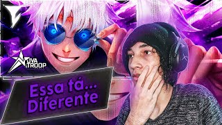 REACT Púrpura Imensidão  Novatroop  Satoru Gojo Jujutsu Kaisen [upl. by Aerdnek]