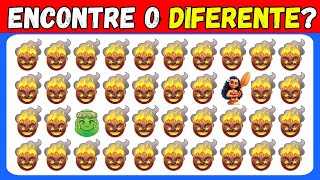 ENCONTRE O EMOJI DIFERENTE  EDIÇÃO Moana 2  Apenas 1 das pessoas acertam tudo quiz zenquiz [upl. by Hadsall]