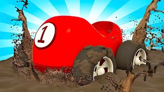 Helper cars cartoons NEW car cartoon for kids Learn colors cartoon Tow trucks amp vehicles for kids [upl. by Tanya]