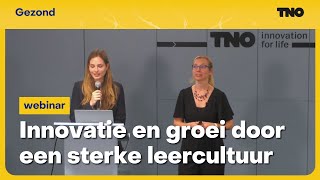 Webinar Innovatie en groei door een sterke leercultuur [upl. by Ailyt932]