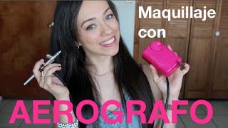 Maquillaje con Aerógrafo ♡ ¡Tú también puedes usarlo [upl. by Poucher513]