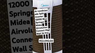 Arcondicionado Split Inverter 12000 Btus Springer Midea Airvolution Connect High Wall Só Frio [upl. by Asilat]