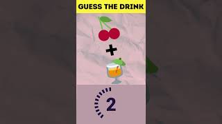 🍹Can You Guess The Drink By Emoji viral funny  Part 27 [upl. by Anai]