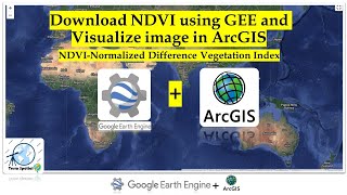 Download NDVI image using GEE amp Visualize using ArcGIS [upl. by Alfons]