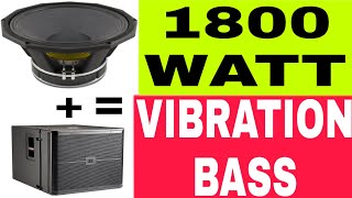 PD1850 PLATINUM BASS SPEAKER 18INCH 1800watt FROM ATI PRO [upl. by Ennalyrehc]