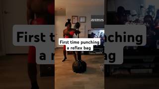 Punching a reflex bag harder than I thought reflexbag boxing sparring amateureboxing [upl. by Asilad411]