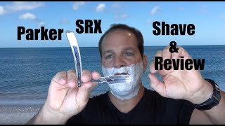 Parker SRX Shavette Razor Shave and Review [upl. by Zandt]