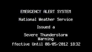 Severe TStorm Warning Philadelphia 8512 [upl. by Akemrej140]