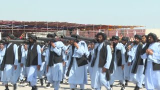 Taliban hold military parade to celebrate three years since takeover of Afghanistan  AFP [upl. by Anaderol699]