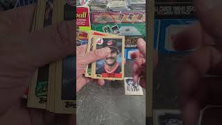 Opening a pack of vintage 1987 Topps Baseball Cards  Future Congressman [upl. by Charlie]