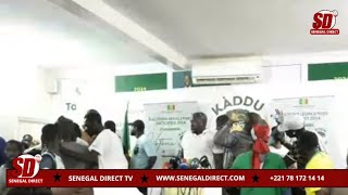 Conférence de presse Sam sunu kaddu  Bgarre entre journalistes et organisateurs [upl. by Itak]