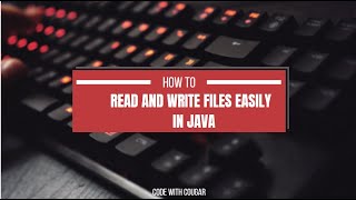 Mastering File Handling in Java Read and Write Files Easily  Working with Files in Java [upl. by Ammej]