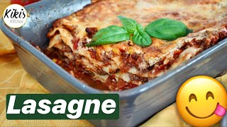 Die leckerste Lasagne der Welt  Mein LasagneRezept  Rezepte zum Mittagessen [upl. by Meer]