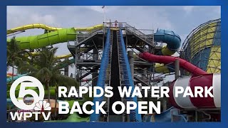 Rapids Water Park back open for 45th year [upl. by Ymirej392]