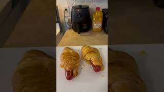 Tasty Home made sausage croissants 🥐😋 croissant delicious homemade youtubeshorts [upl. by Sirromal798]