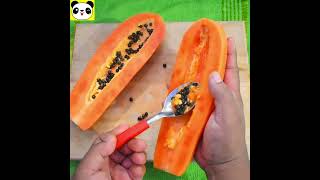 Postre de papaya fácil de hacer ¡todos te van a pedir esta receta🐼😋 [upl. by Hunt344]