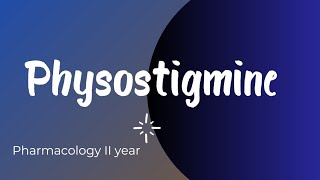 physostigmine ph technician II yearpharmacology pharmacy pharmacytechnician pharmacology IIyear [upl. by Harte]