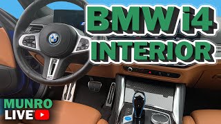 BMW i4 Interior Breakdown  Tesla amp Rivian Comparisons [upl. by Willner]