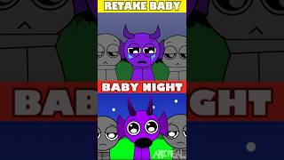 Incredibox Sprunki BABY NIGHT 👶🏼✨ VS Retake BABIES Horror Versions 😱 [upl. by Telrats449]