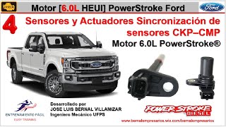 204Motor 60L HEUl Sensores y Actuadores Sincronización de los sensores CKP–CMP PowerStroke p4 [upl. by Colette]