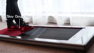 Slim Tread™ Automatic Ultra Thin Treadmill  Groovy Home [upl. by Drofxer]