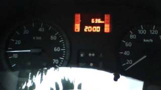 Dacia Logan 14 revving up to a screaming 2500 Rpm [upl. by Plume]