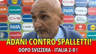 LELE ADANI contro SPALLETTI RIDICOLE DICHIARAZIONI DEL TECNICO DOPO SVIZZERA  ITALIA 20 [upl. by Clement]