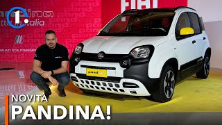 Fiat PANDINA 2024 🇮🇹 Serie speciale IBRIDA con ADAS e nuovi display Da giugno [upl. by Latimore767]