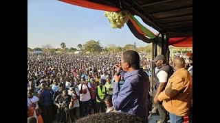 Edgar Chagwa Lungu addresses a Citizens First public rally held at Chiteta Grounds in Samfya [upl. by Ehrman557]