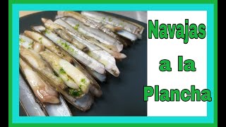 ✅ Cómo hacer NAVAJAS a la plancha ⭐aliño perfecto de ajo y perejil ⭐ [upl. by Thgiwed531]