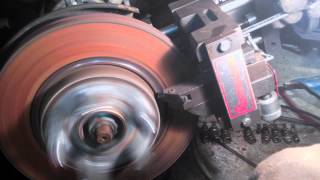 On The Car Brake Lathe [upl. by Kcirej]