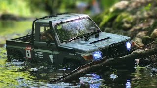 PROCRAWLER® Flatgekko™ C1 V1 Toyota LC70 Hardbody Build River Trailing [upl. by Crisey]