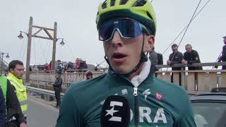 Florian Lipowitz  Interview at the finish  Stage 4  Tour de Romandie 2024 [upl. by Giustino]