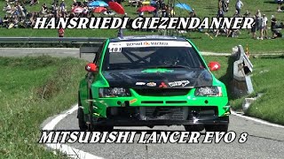 BERGRENNEN GURNIGEL 2024 HANSRUEDI GIEZENDANNER MITSUBISHI LANCER EVO 8 VIDEOCLIP BY BELLUNOVIDEO [upl. by Lirba84]