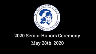 2020 Senior Honors Ceremony [upl. by Bar]