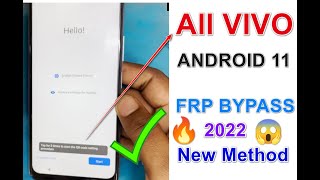 Bypass Google Account All Vivo Devices Android 11 QuickShortcutMaker APK  New method Without Pc [upl. by Swords]