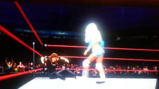 WWE13 Kelly stink face on Stephanie [upl. by Ennairrac]