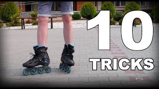 10 TRICKS THAT WILL MAKE YOU A BETTER SKATER  How to rollerblade  inline skating tricks [upl. by Hartill696]